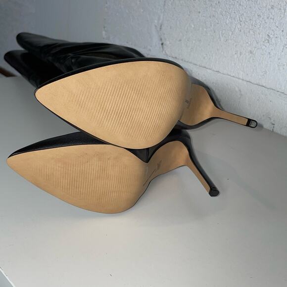 Inc Womens Black Slouch Iyonna Pointed Toe Stiletto Dress Boots 5.5 M - Picture 4 of 16